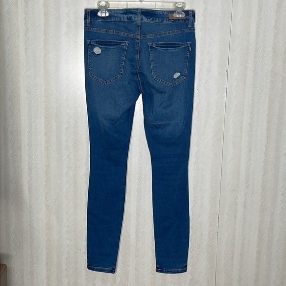 ❤️ GARAGE Distressed Blue Women's Jeans Size 7 - Picture 3 of 5